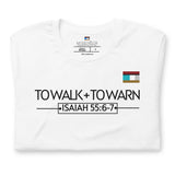 TO WALK AND TO WARN MESSENGER Unisex t-shirt