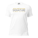 CLASSIC SIGNATURE GOLD HIGHLIGHT WORSHIP TEE