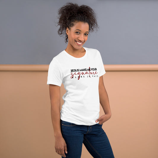 RED SIGNATURE WORSHIP TEE