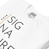 V-SIGNATURE SIGNATURE TEE