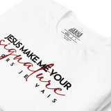 RED SIGNATURE WORSHIP TEE