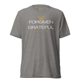 FORGIVEN AND GRATEFUL UNISEX TEE -CROWN