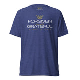 FORGIVEN AND GRATEFUL UNISEX TEE -CROWN