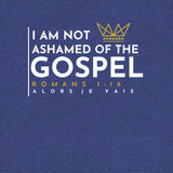 I AM NOT AHAMED OF THE GOSPEL (2) UNISEX TEE