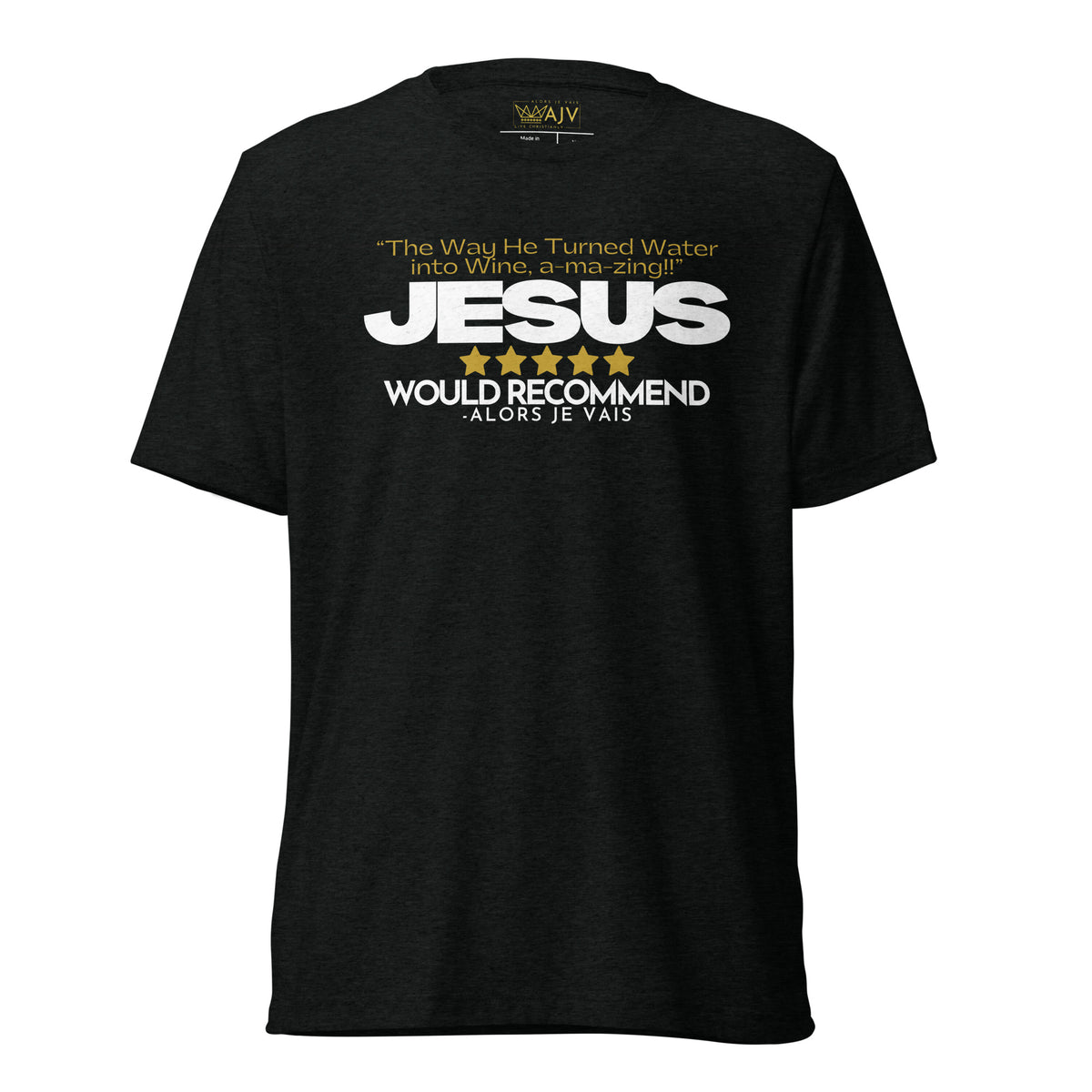 JESUS - WATER & WINE UNISEX TEE