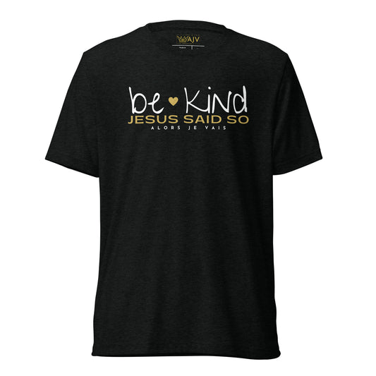 BE KIND UNISEX TEE -HEART OF GOLD