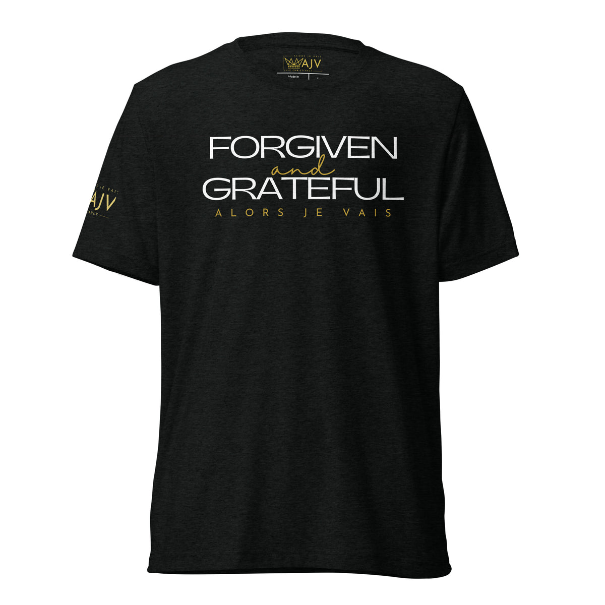 FORGIVEN AND GRATEFUL UNISEX TEE -FAV-