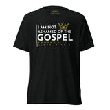 I AM NOT AHAMED OF THE GOSPEL (2) UNISEX TEE