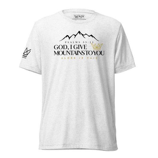 GOD I GIVE YOU MOUNTAINS UNISEX TEE