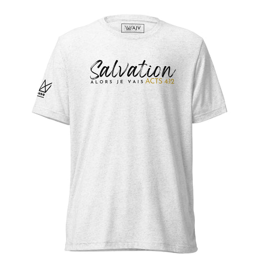 SALVATION UNISEX TEE - ACTS 4:12-W