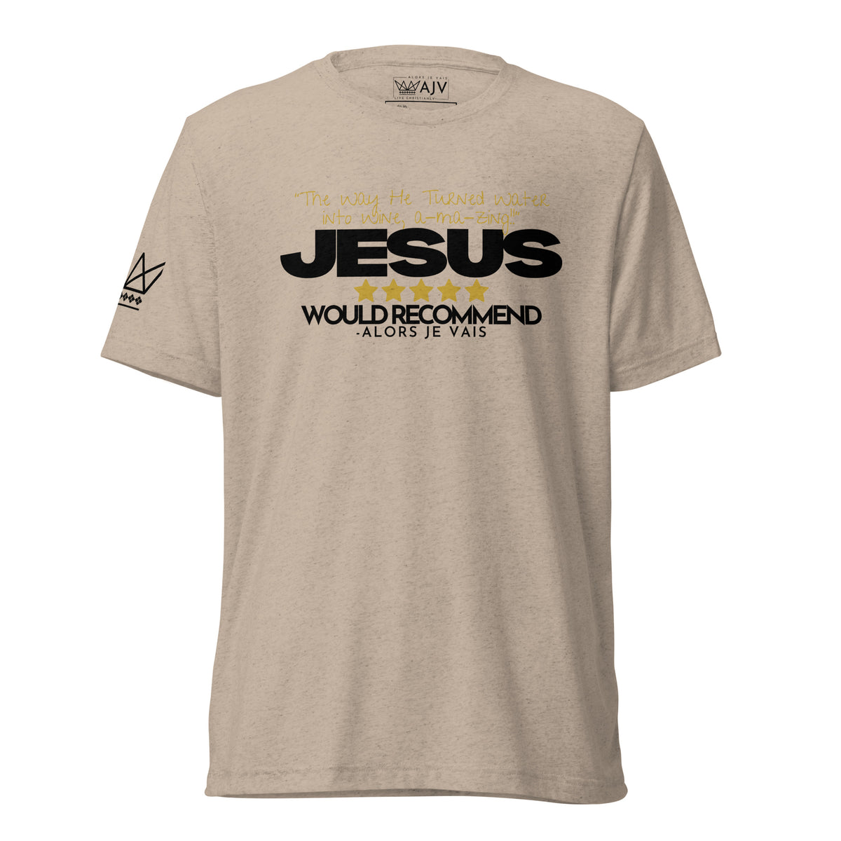 JESUS, WATER & WINE UNISEX TEE